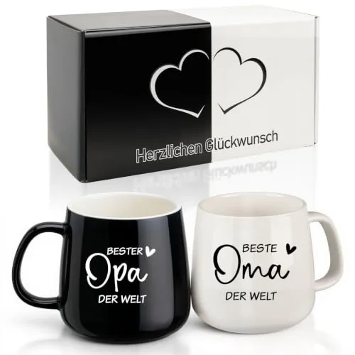 Tassen-Set für Oma und Opa – liebevolles Geschenk – Bild 2
