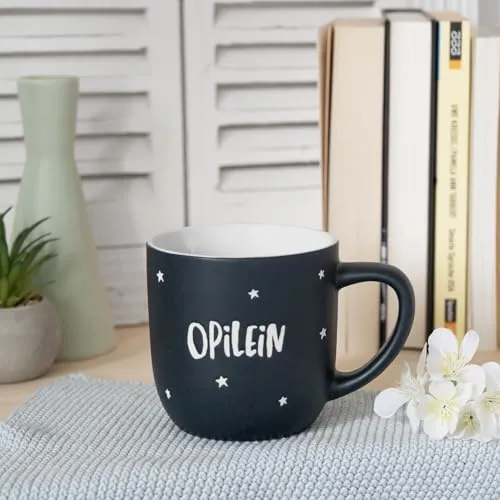 Kaffeebecher „Opilein“ mit Gravur – Geschenk für Opa – Bild 3