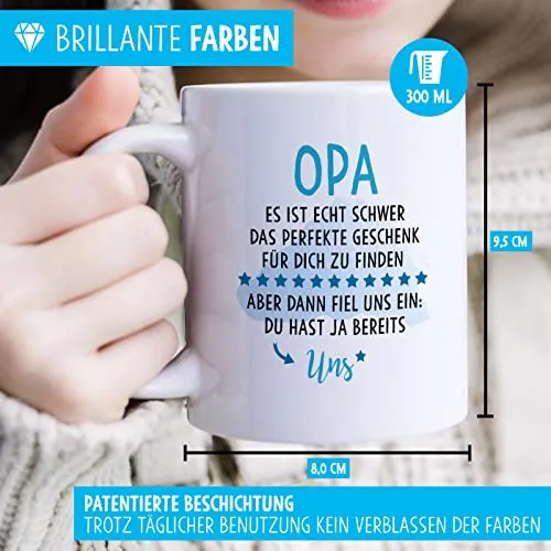 Tasse mit Spruch für Opa – Geschenk zu Weihnachten – Bild 3