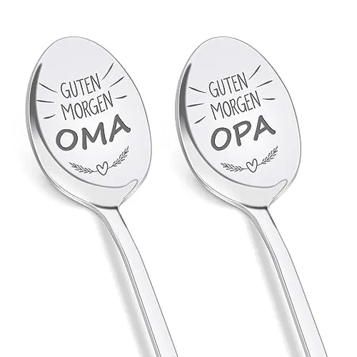 Gravierte Löffel für Oma und Opa – Geschenk im Set – Bild 2