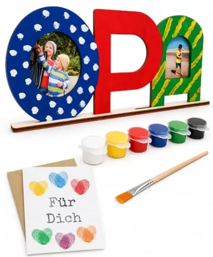 Bastelset Holzschriftzug „OPA“ – selbstgemachtes Geschenk – Bild 2