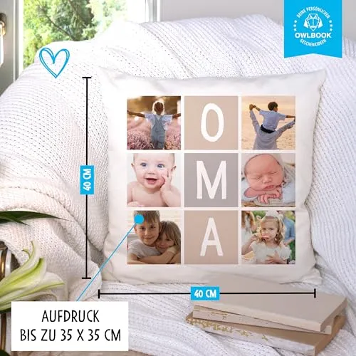 Fotokissen für Oma mit 6 eigenen Fotos gestalten – Bild 3