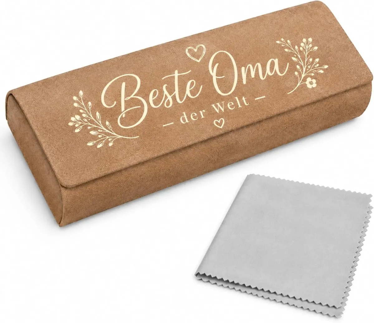 Brillenetui mit Putztuch für Oma – kleine Aufmerksamkeit
