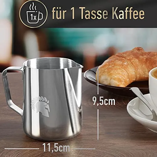 Milchkännchen aus Edelstahl für Latte Art-Fans – Bild 5