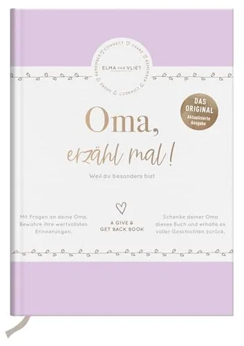 Erinnerungsbuch „Oma, erzähl mal!“ – Geschenk für Großmütter – Bild 2