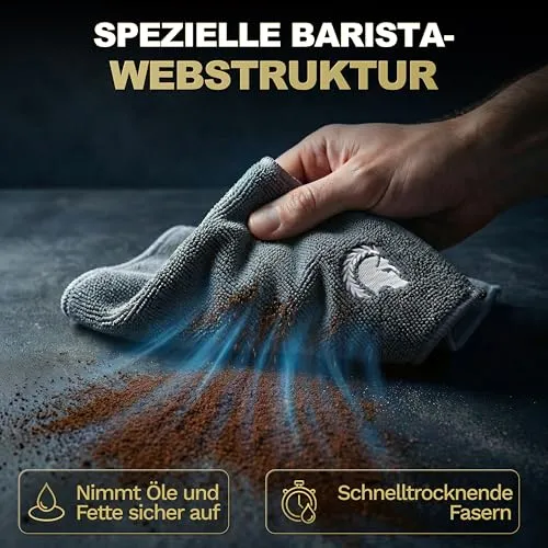 Mikrofasertücher für Siebträger-Fans – Barista-Zubehör – Bild 4