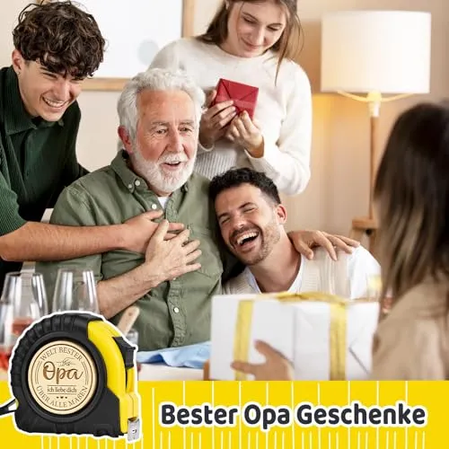 Maßband mit Liebesspruch – Geschenk für Opa – Bild 3