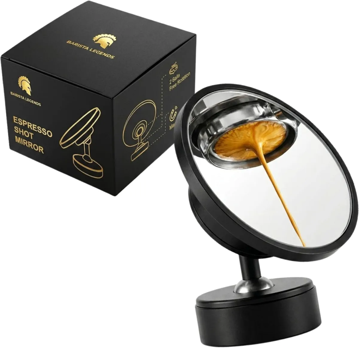 Espresso-Spiegel für Siebträger – Geschenk für Kaffeefans