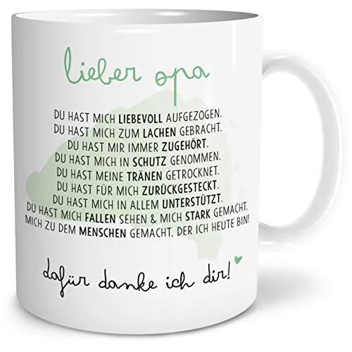 Opa-Tasse mit Spruch – Geschenk zu Weihnachten & Geburtstag – Bild 2
