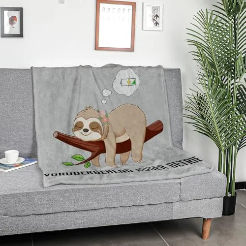 Kuscheldecke mit Botschaft für Oma – Geschenk zum Geburtstag – Bild 3