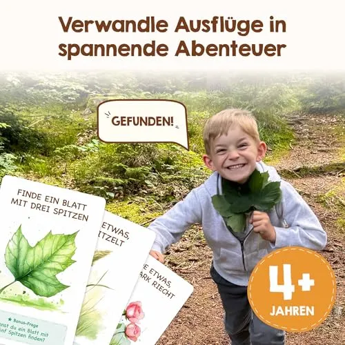 Outdoor-Suchspiel mit 50 Karten für Kinder ab 4 Jahren – Bild 3