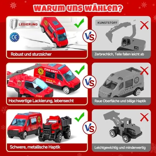 Feuerwehr-Adventskalender für Jungen ab 3 Jahren – Bild 3