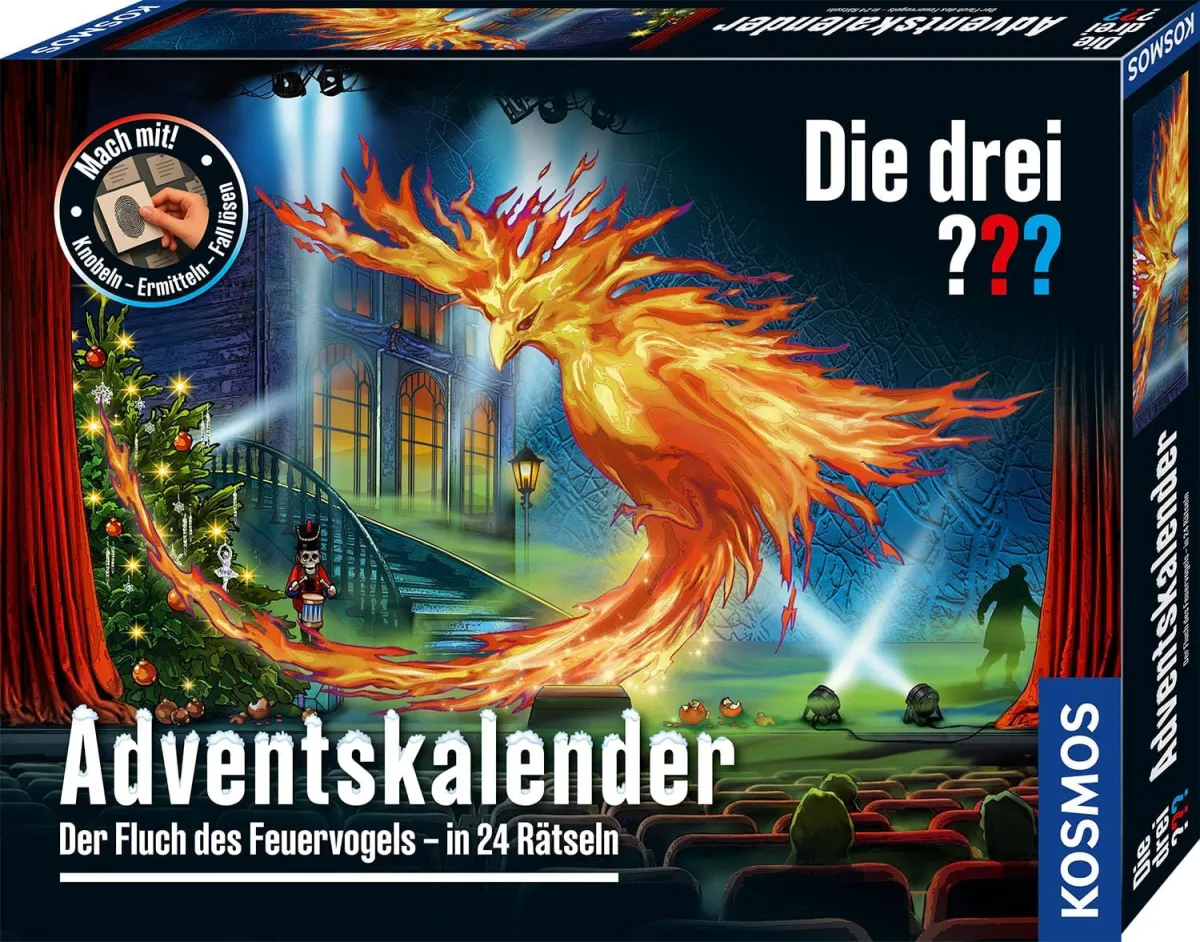 Die drei ??? Adventskalender 2026 mit Rätseln für Fans