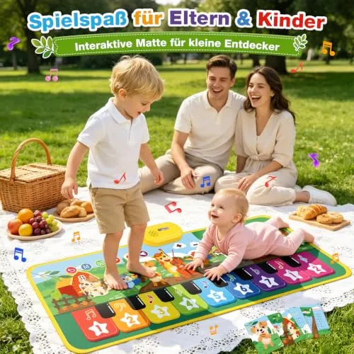 Klaviermatte mit Tiergeräuschen für Kinder ab 3 Jahren – Bild 3