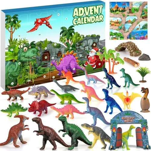 Dino-Adventskalender für Kinder – Spielzeug statt Süßes – Bild 2