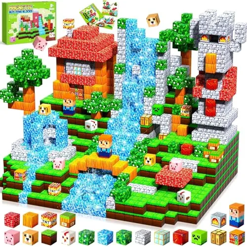 Magnetische Bausteine für Kinder – Geschenk ab 3 Jahren – Bild 2