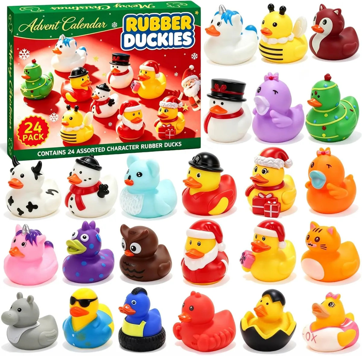 Badeenten-Adventskalender für Kinder ab 3 Jahren