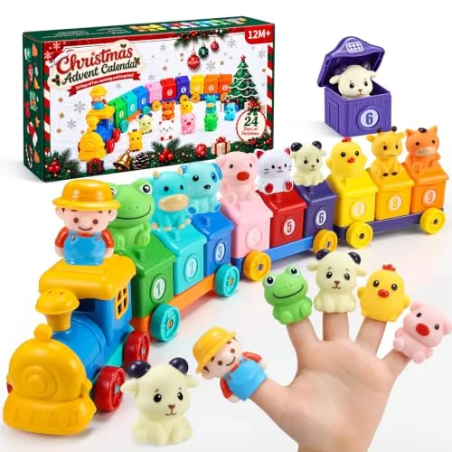 Bauernhof-Zug Adventskalender für Kinder von 1–3 Jahren – Bild 2