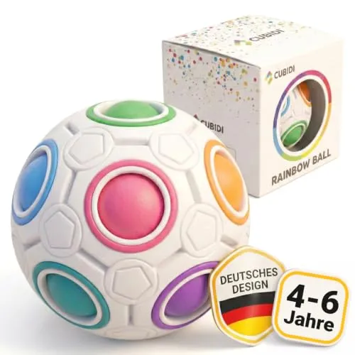 Regenbogenball Kugellabyrinth – Knobelspaß für Kinder – Bild 2