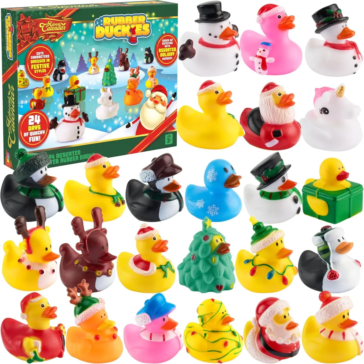 Gummienten-Adventskalender für Kinder und Kleinkinder