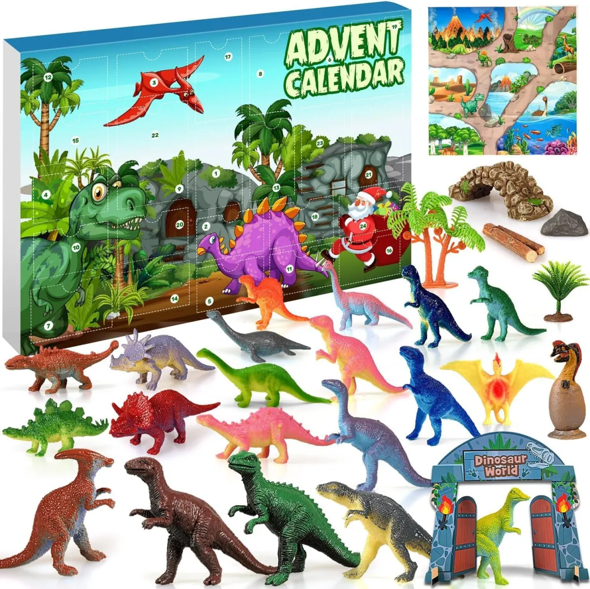 Dino-Adventskalender für Kinder – Spielzeug statt Süßes