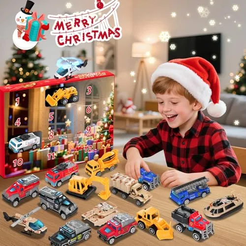 Auto-Adventskalender für Kinder ab 3 mit Spielmatte – Bild 3