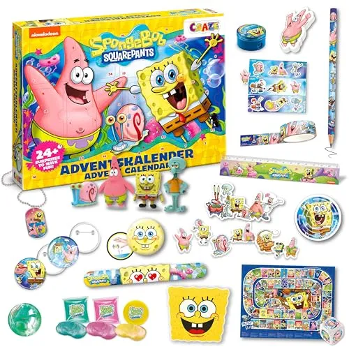 SpongeBob-Adventskalender für Kinder mit 24 Türchen – Bild 2
