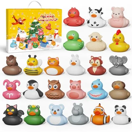 Adventskalender mit 24 Badeenten für Kinder – Bild 2