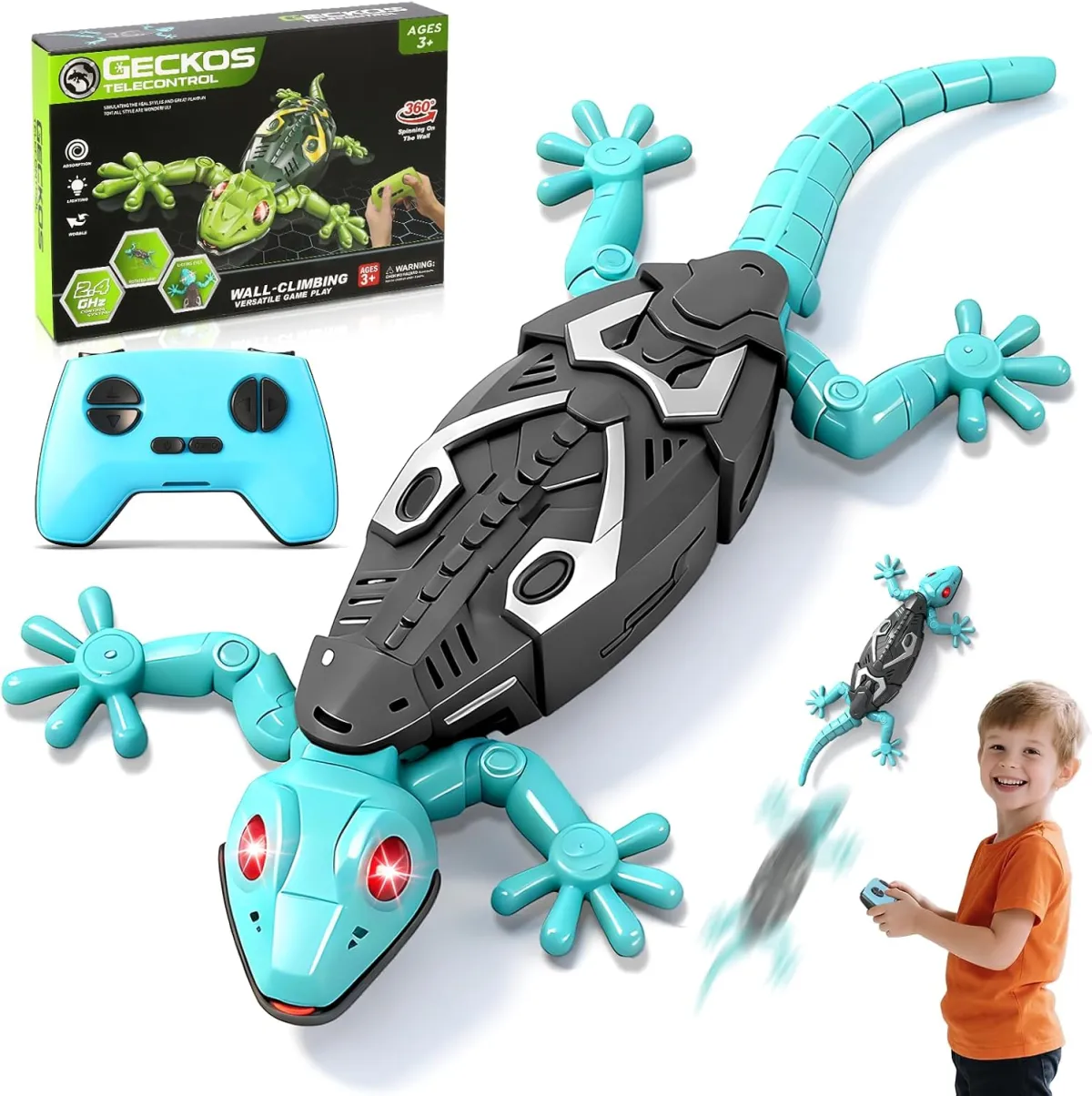 Ferngesteuerter Klettergecko für Kinder ab 3 Jahren