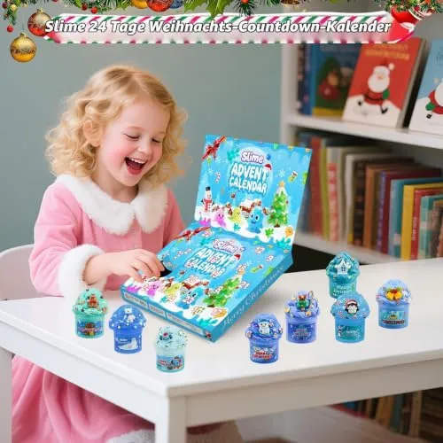 Schleim-Adventskalender für Kinder – 24 Tage Knetspaß – Bild 3