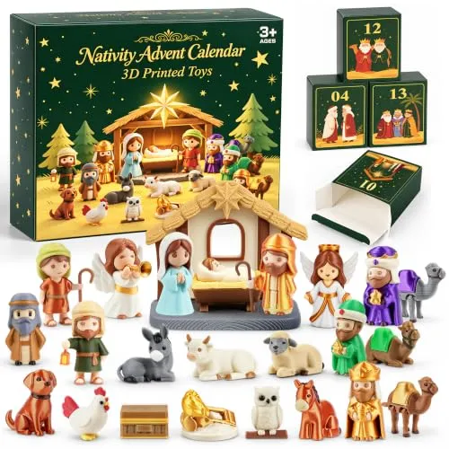 Krippenfiguren-Adventskalender für Kinder ab 3 Jahren – Bild 2