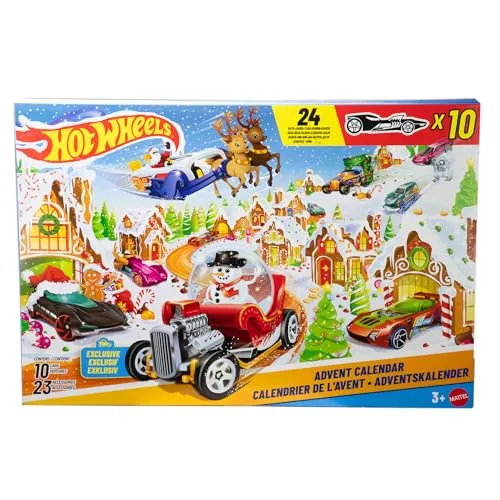 Hot Wheels Adventskalender für Autofans ab 3 Jahren – Bild 2