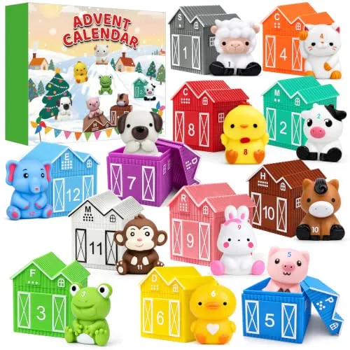 Tier-Adventskalender mit Fingerpuppen für Kleinkinder – Bild 2