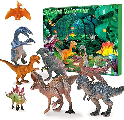 Dino-Adventskalender 2026 für Kinder mit Figuren – Bild 2