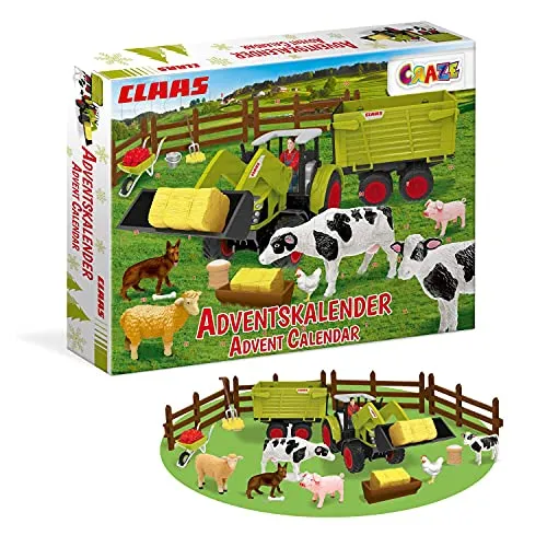 Bauernhof-Adventskalender mit Traktor für Kinder ab 3 – Bild 2