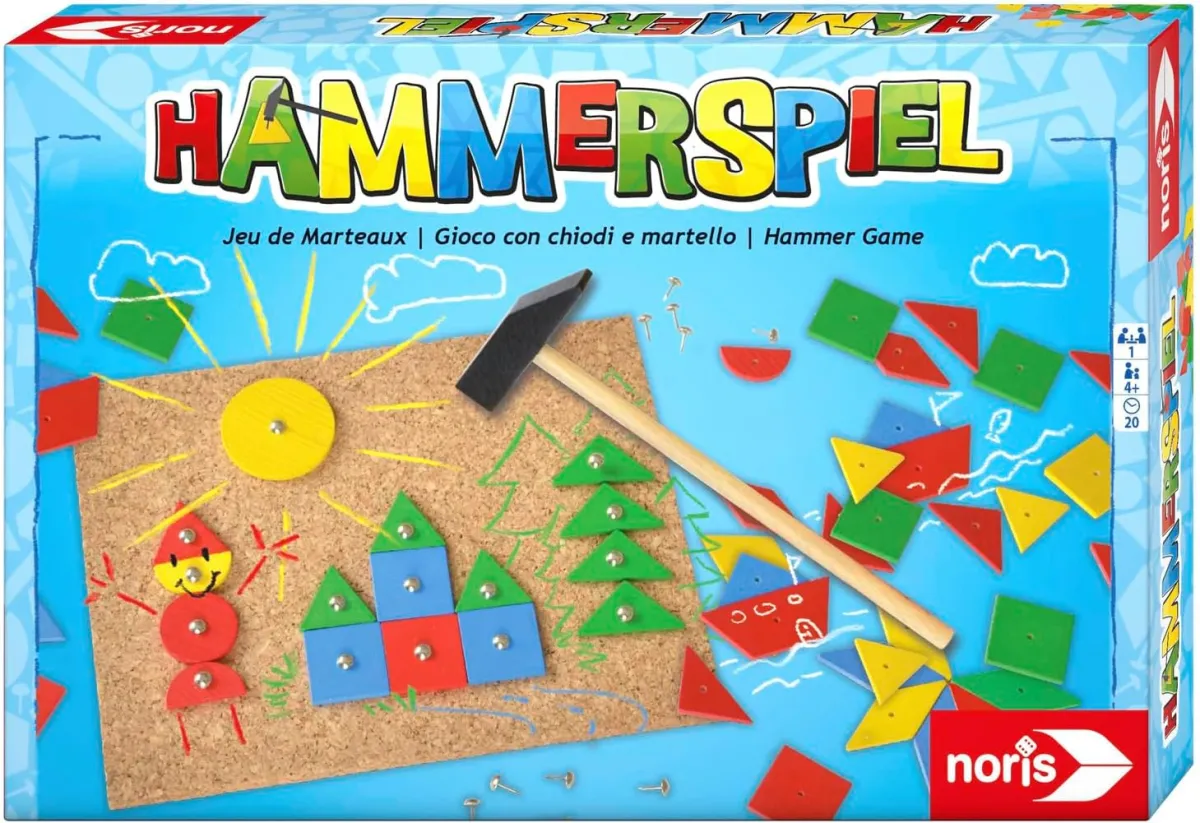 Hammerspiel aus Holz für Kinder ab 4 – kreatives Geschenk
