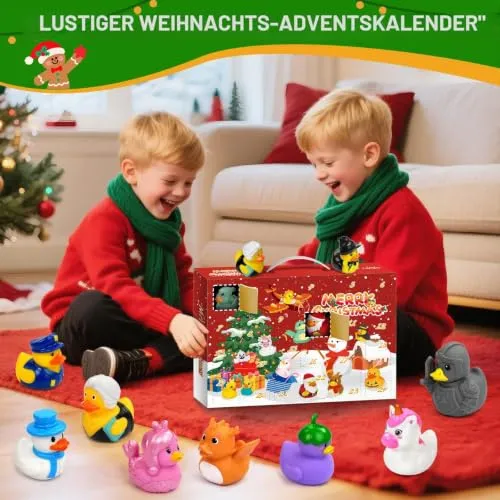 Quietscheentchen-Adventskalender für Kleinkinder ab 1 Jahr – Bild 3