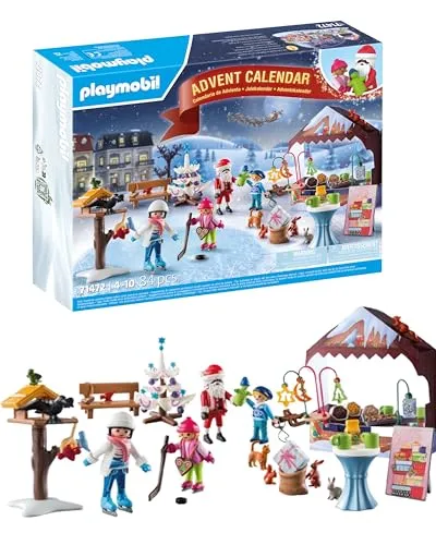 Playmobil-Adventskalender: Weihnachtsmarkt für Kinder ab 4 – Bild 2