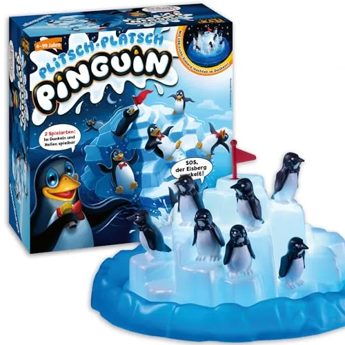 Plitsch-Platsch Pinguin – Geschicklichkeitsspiel ab 4 – Bild 2