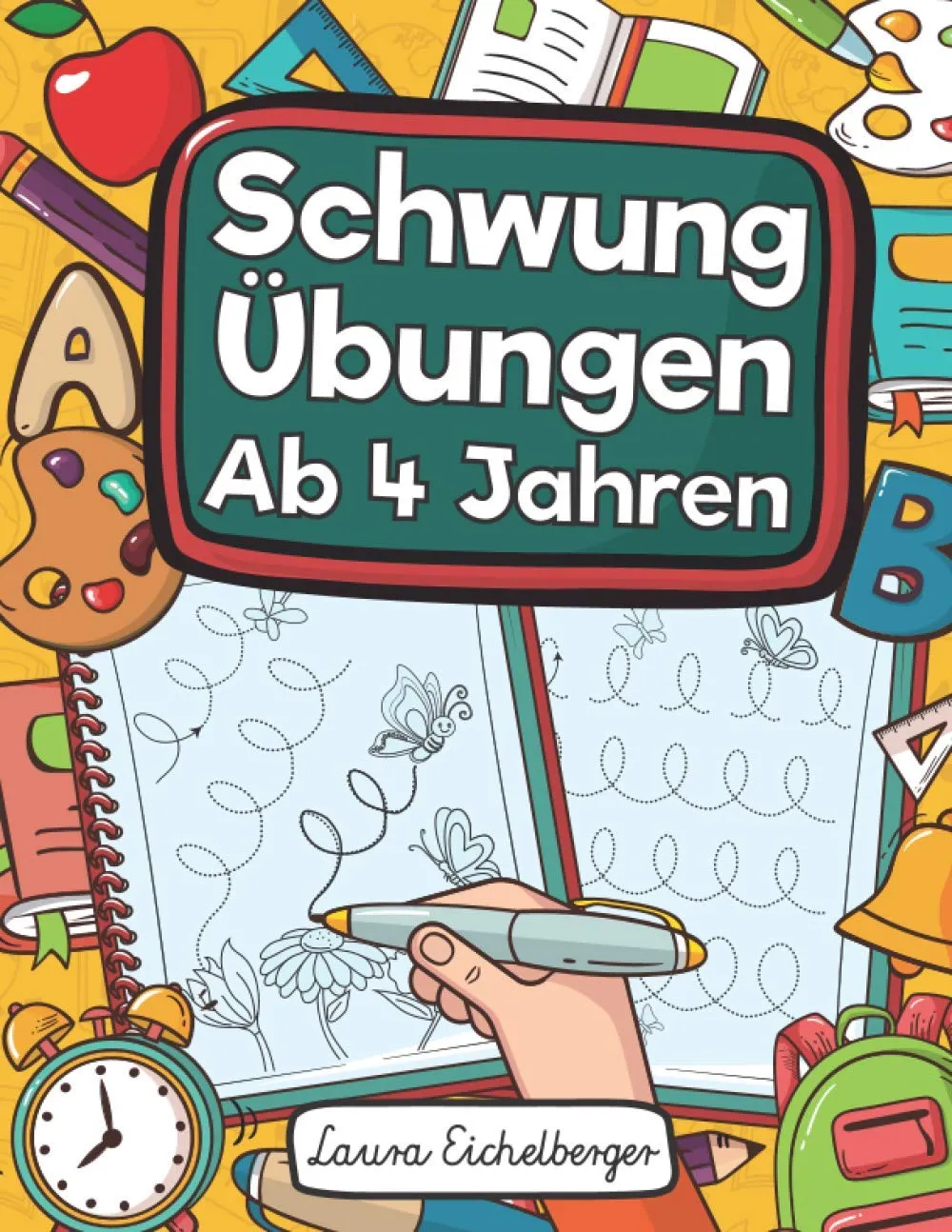 Schwungübungsheft für Kinder ab 4 – Vorschul-Geschenk