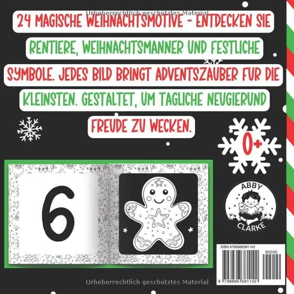Kontrastbuch-Adventskalender für Babys im ersten Jahr – Bild 3