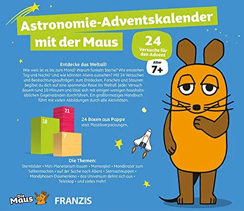 Astronomie-Adventskalender mit der Maus für Kinder ab 7 – Bild 3