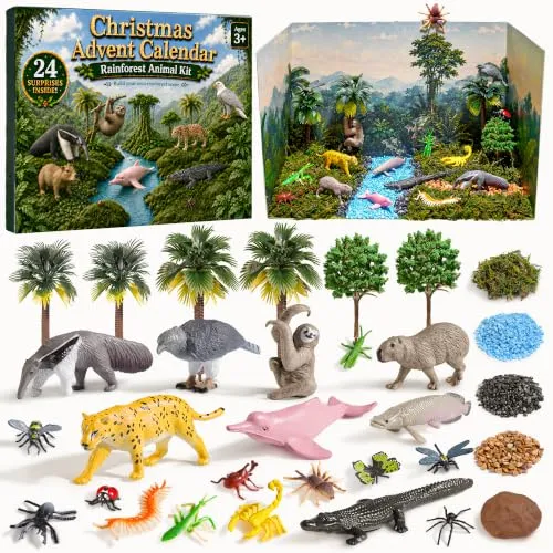Regenwald-Adventskalender für Kinder – Dschungel selber bauen – Bild 2