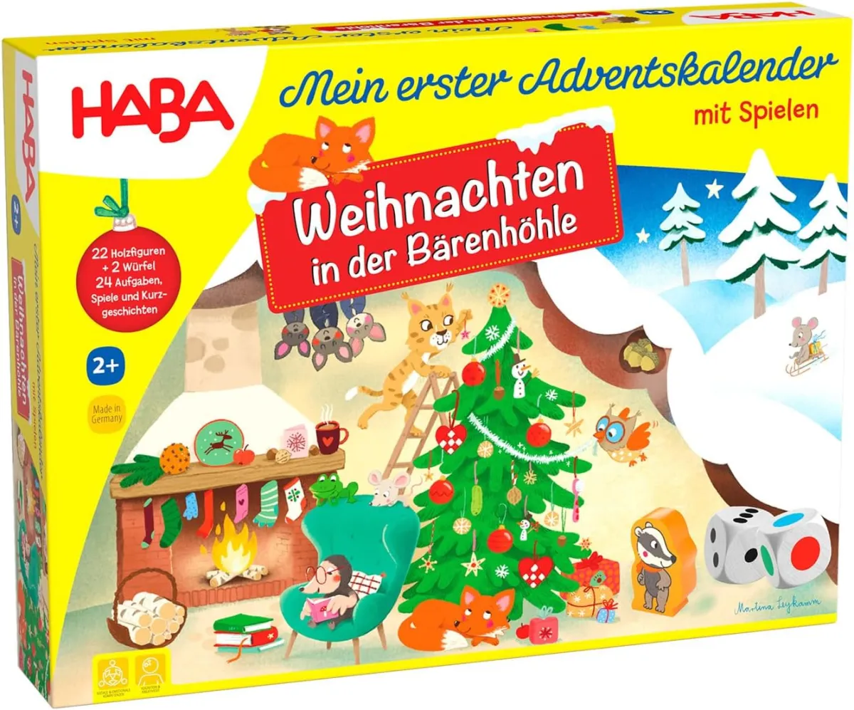 Spiele-Adventskalender für Kleinkinder ab 2 Jahren