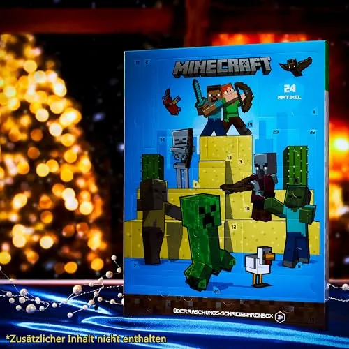 Minecraft-Adventskalender mit Schreibwaren für Kinder – Bild 3