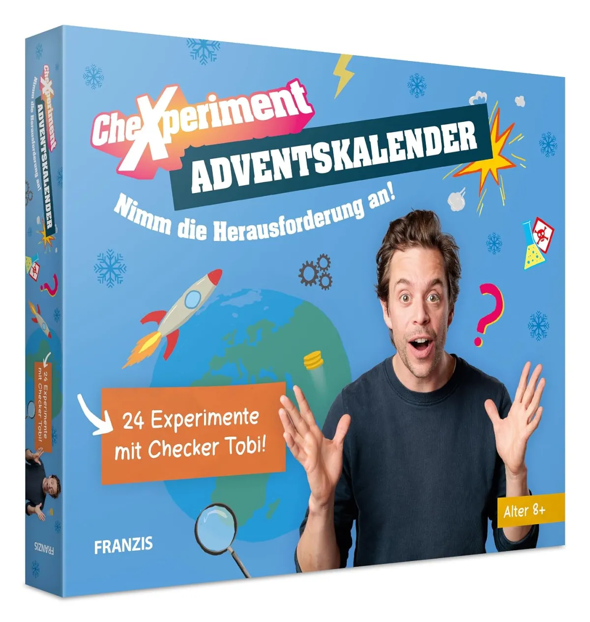 Experimente-Adventskalender mit Checker Tobi für Kinder