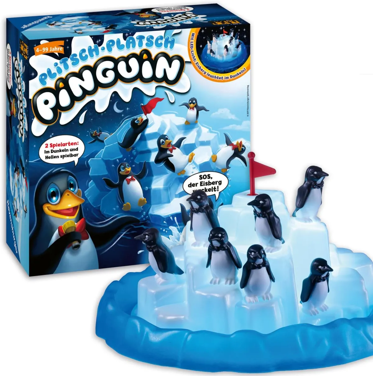 Plitsch-Platsch Pinguin – Geschicklichkeitsspiel ab 4