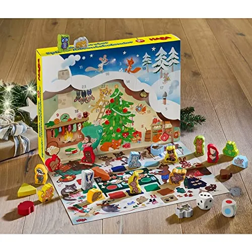 Spiele-Adventskalender mit Holztieren für Kleinkinder – Bild 3