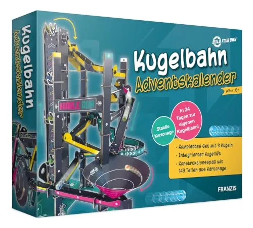 Kugelbahn-Adventskalender zum Selberbauen für Kinder – Bild 2