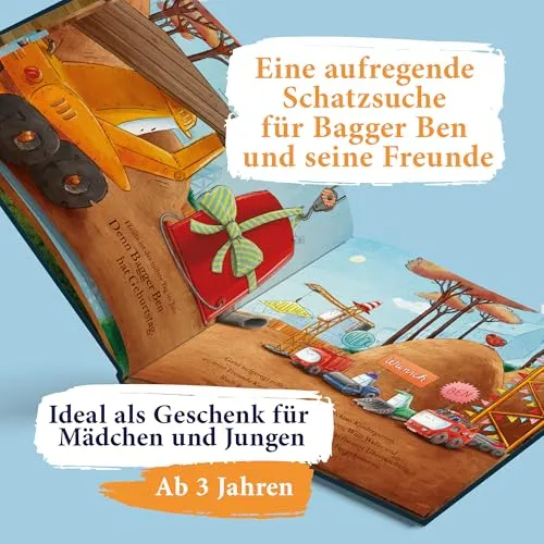 Bagger Ben feiert Geburtstag – Vorlesebuch ab 3 Jahren – Bild 3